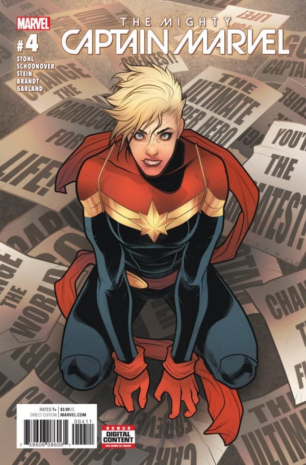The Mighty Captain Marvel #4 cover