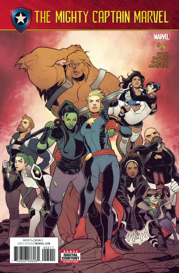 The Mighty Captain Marvel #5 cover
