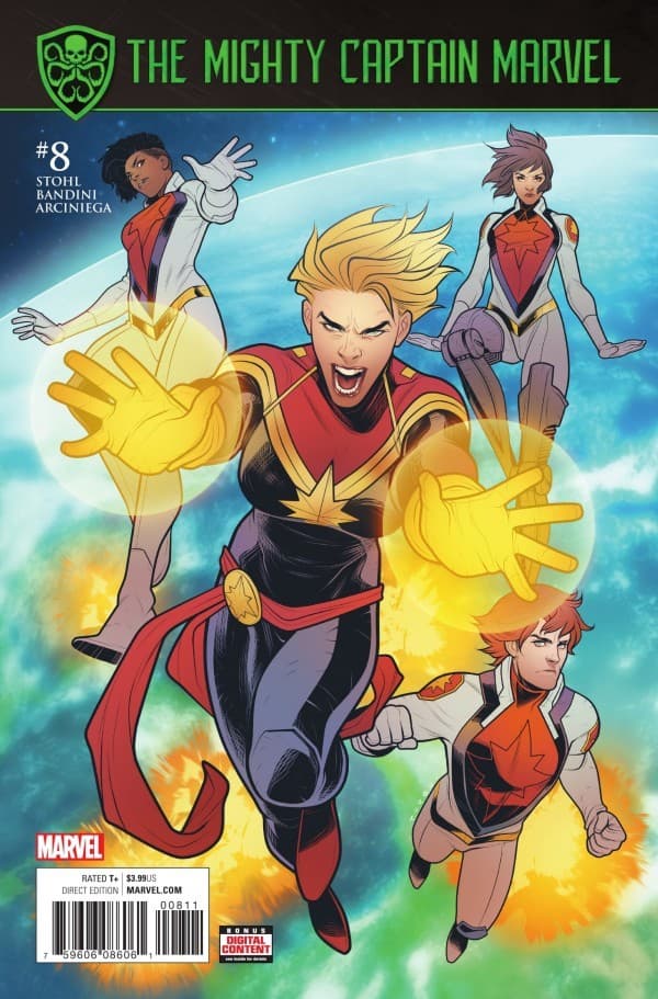 The Mighty Captain Marvel #8 cover
