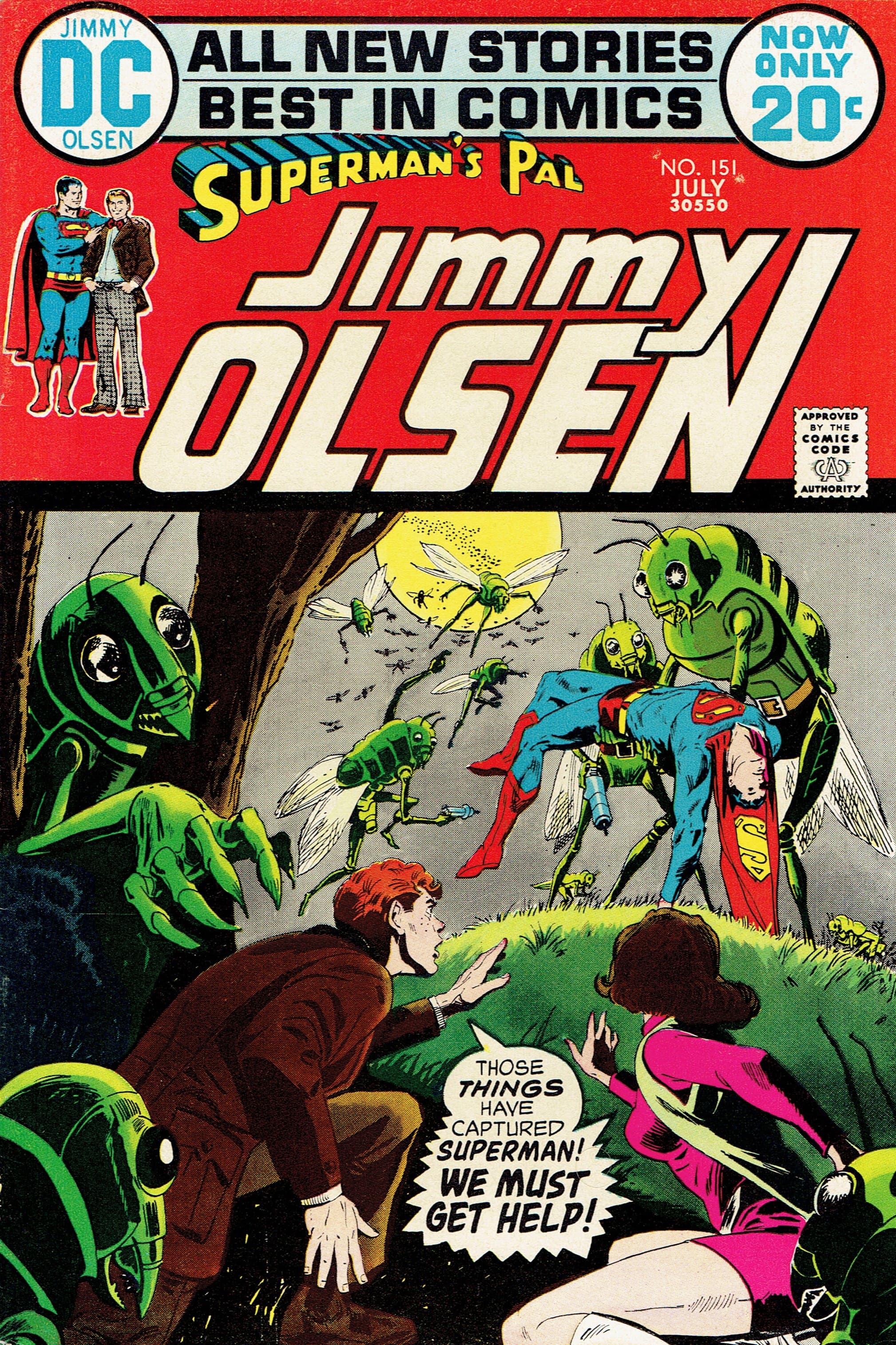 Superman's Pal, Jimmy Olsen #151 cover