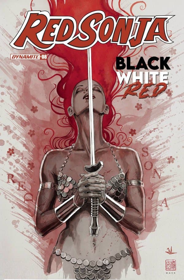 Red Sonja Black White Red #8 cover