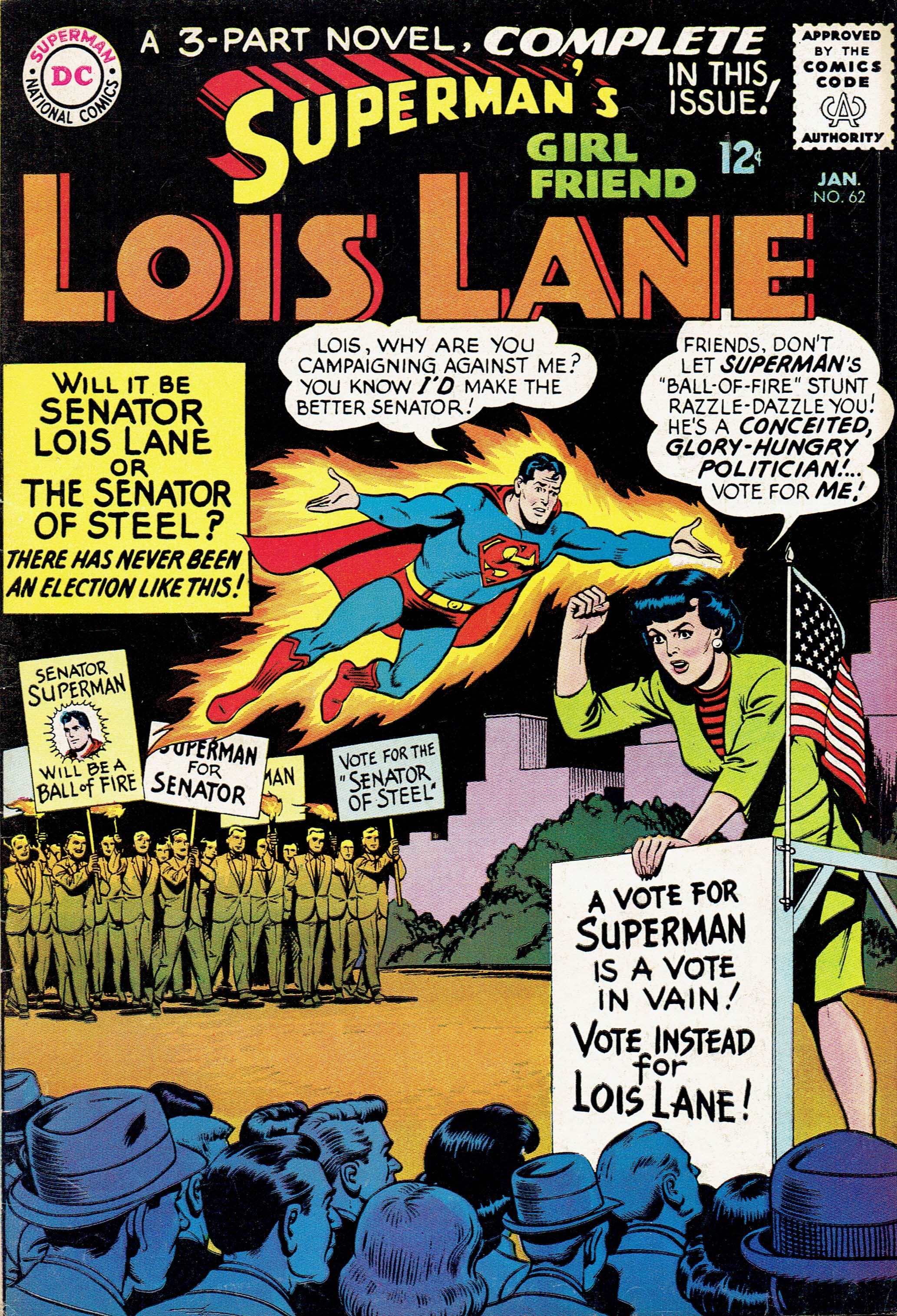 Superman's Girl Friend, Lois Lane #62 cover