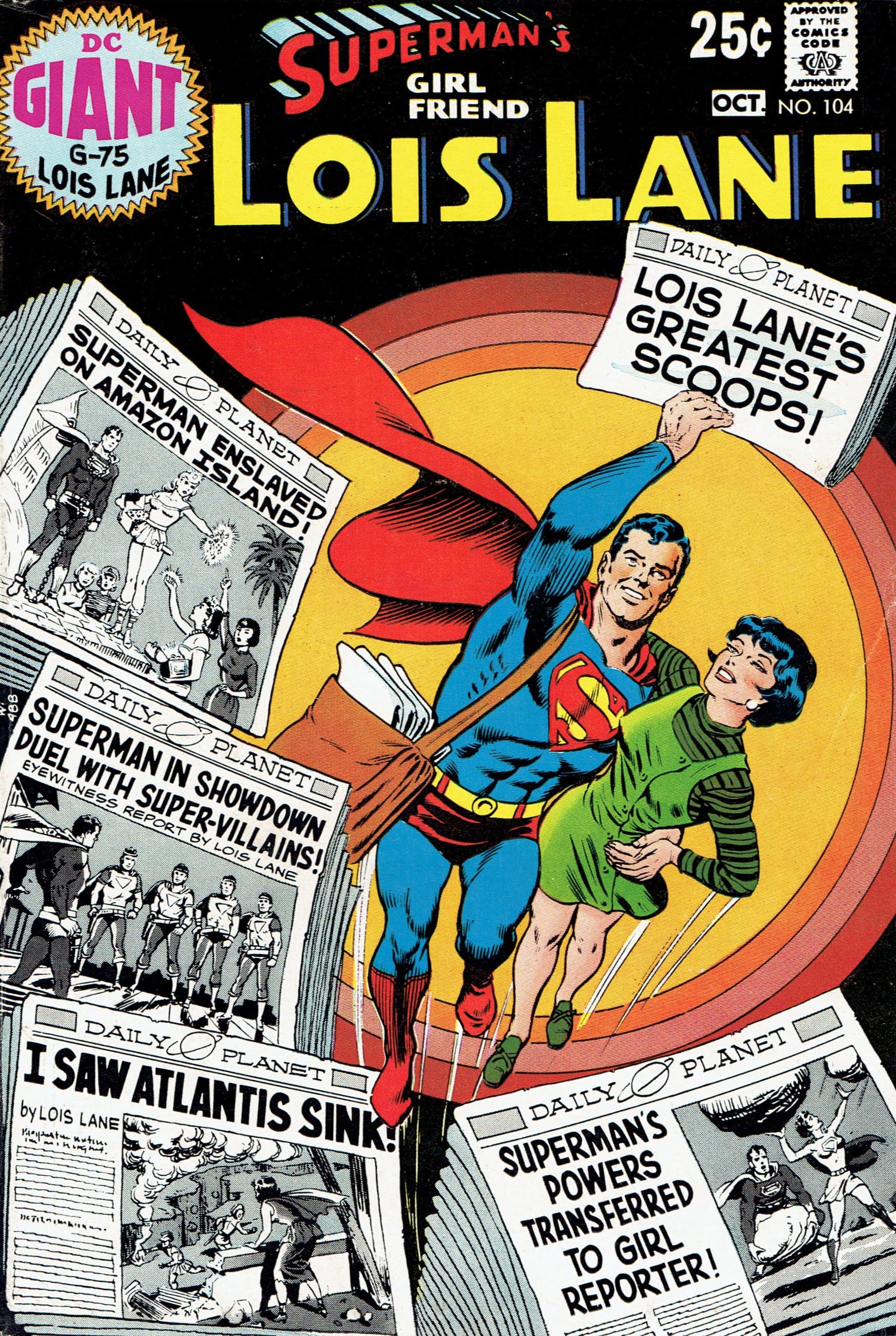 Superman's Girl Friend, Lois Lane #104 cover