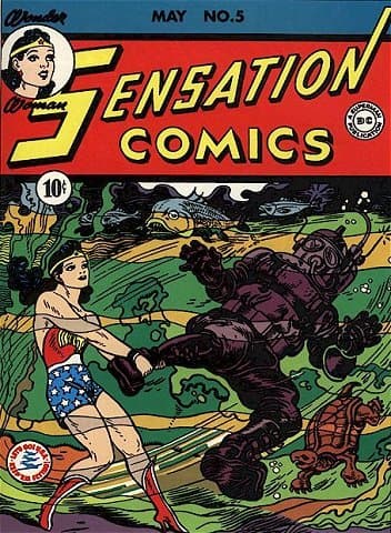 Sensation Comics #5 cover