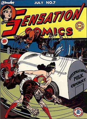 Sensation Comics #7 cover