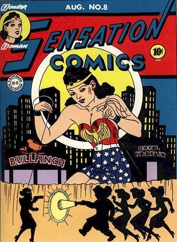 Sensation Comics #8 cover