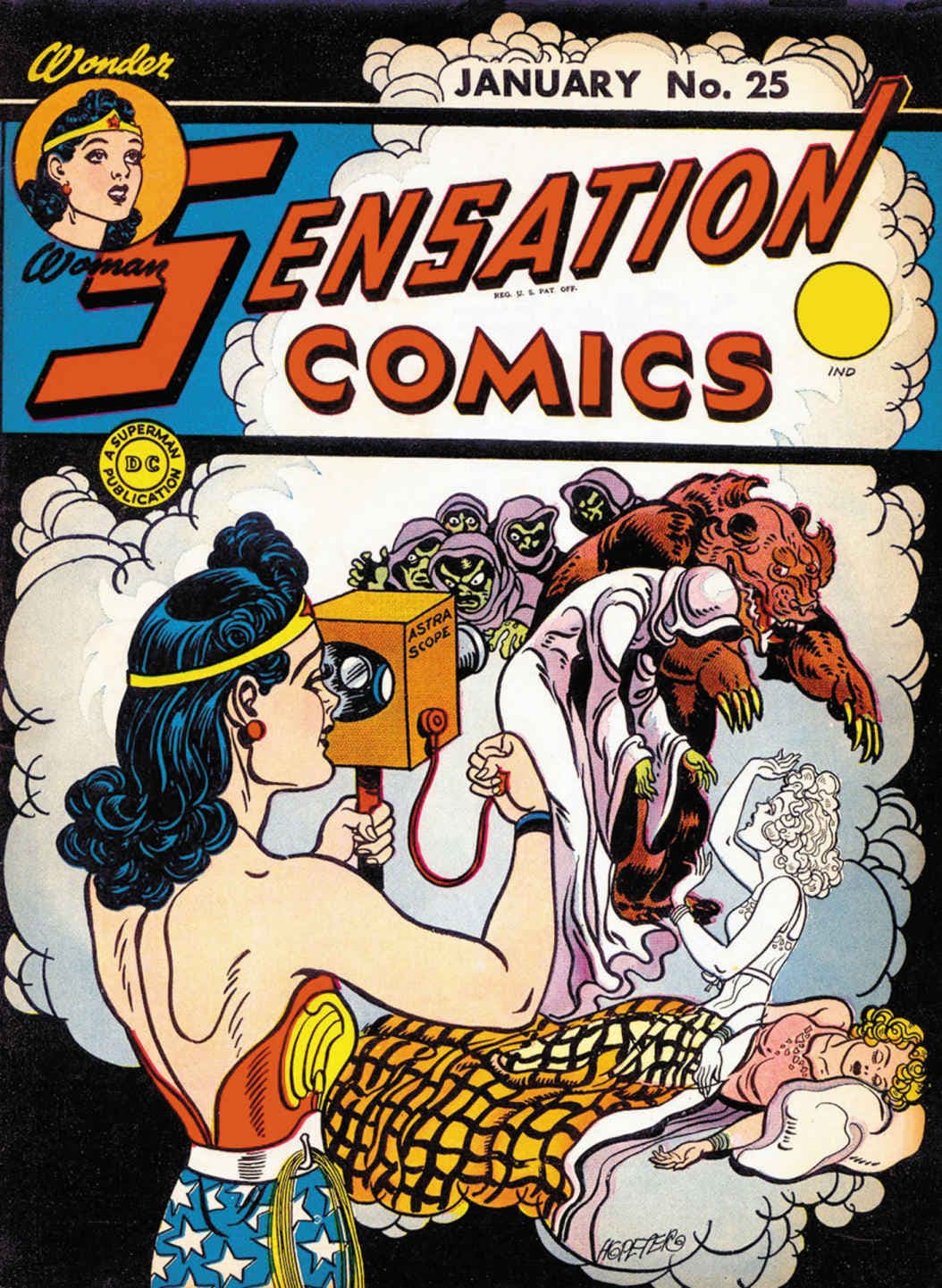 Sensation Comics #25 cover