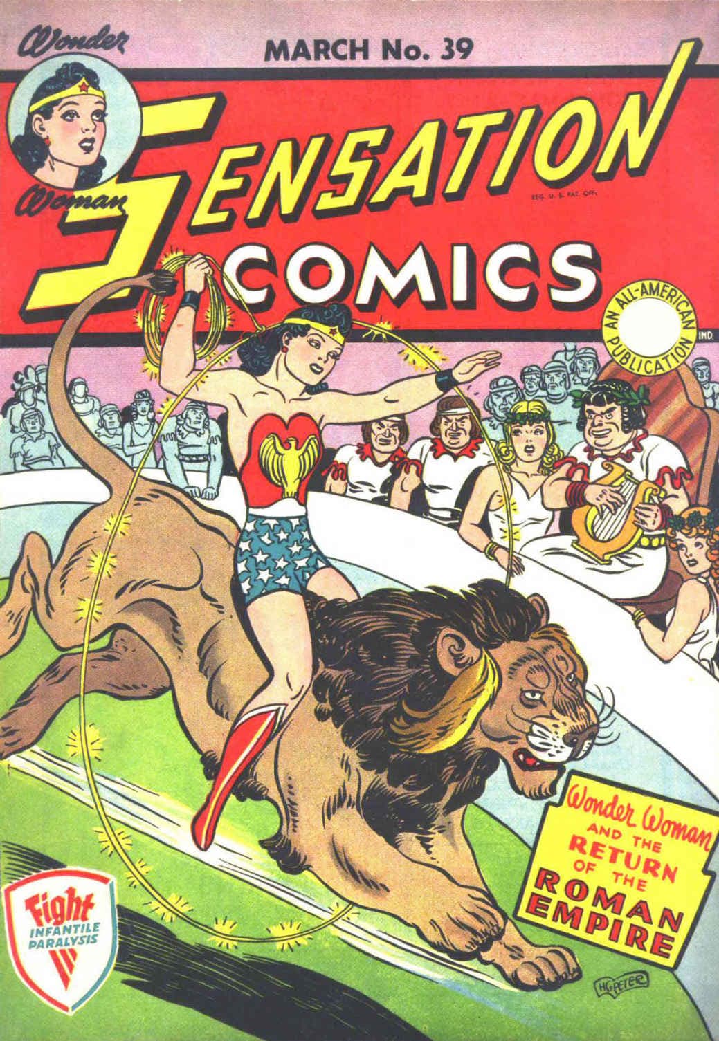 Sensation Comics #39 cover