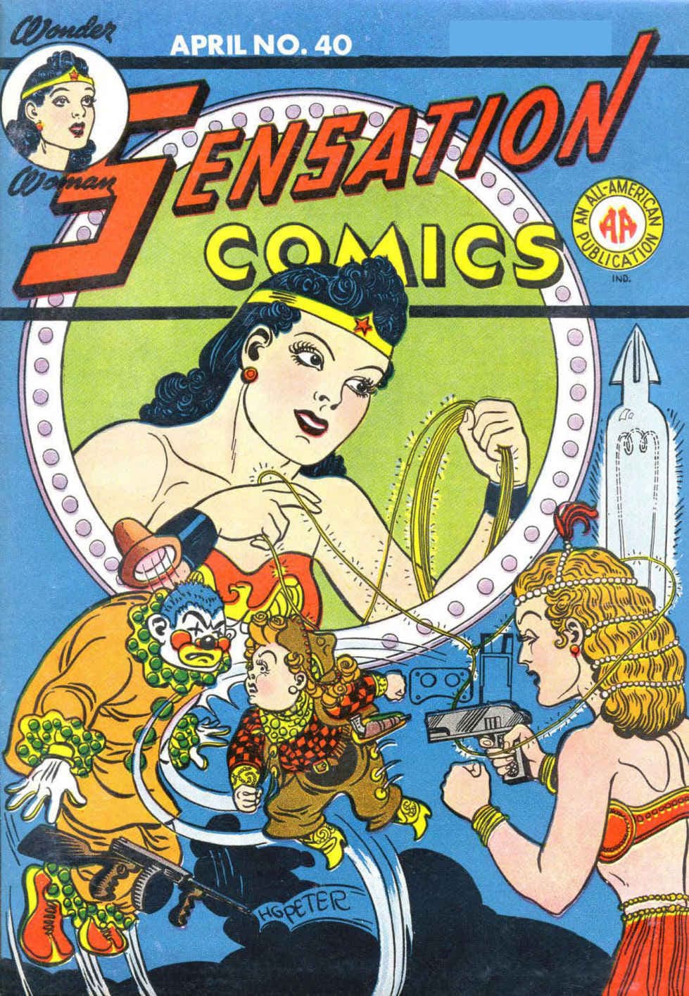Sensation Comics #40 cover
