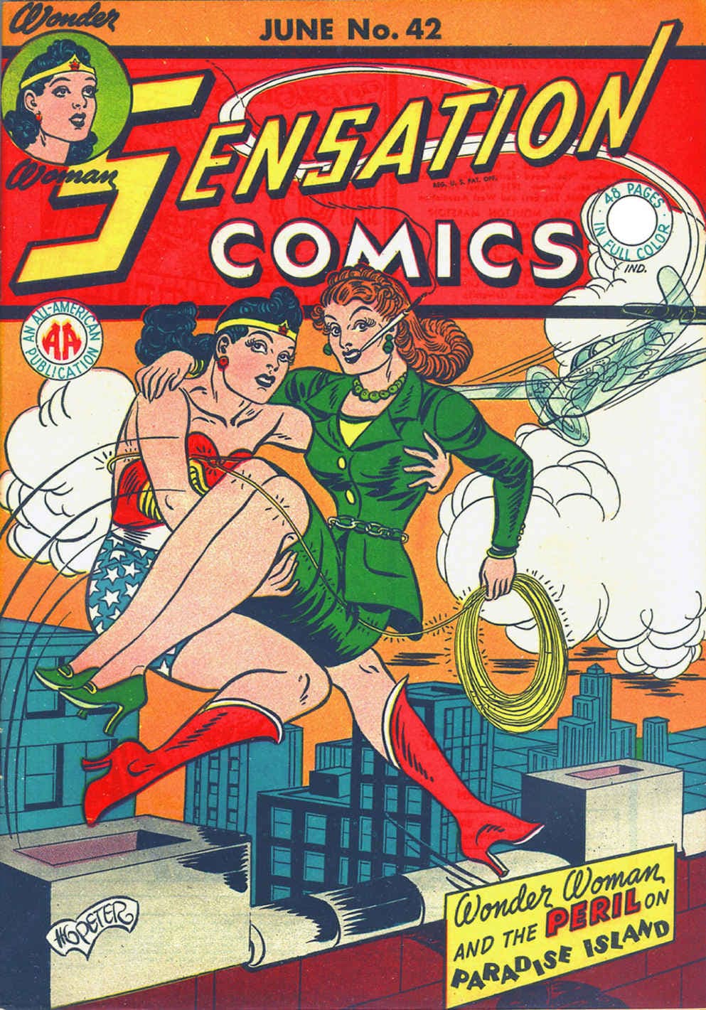 Sensation Comics #42 cover