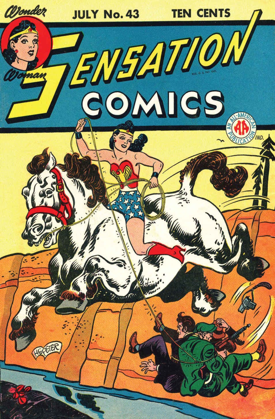 Sensation Comics #43 cover