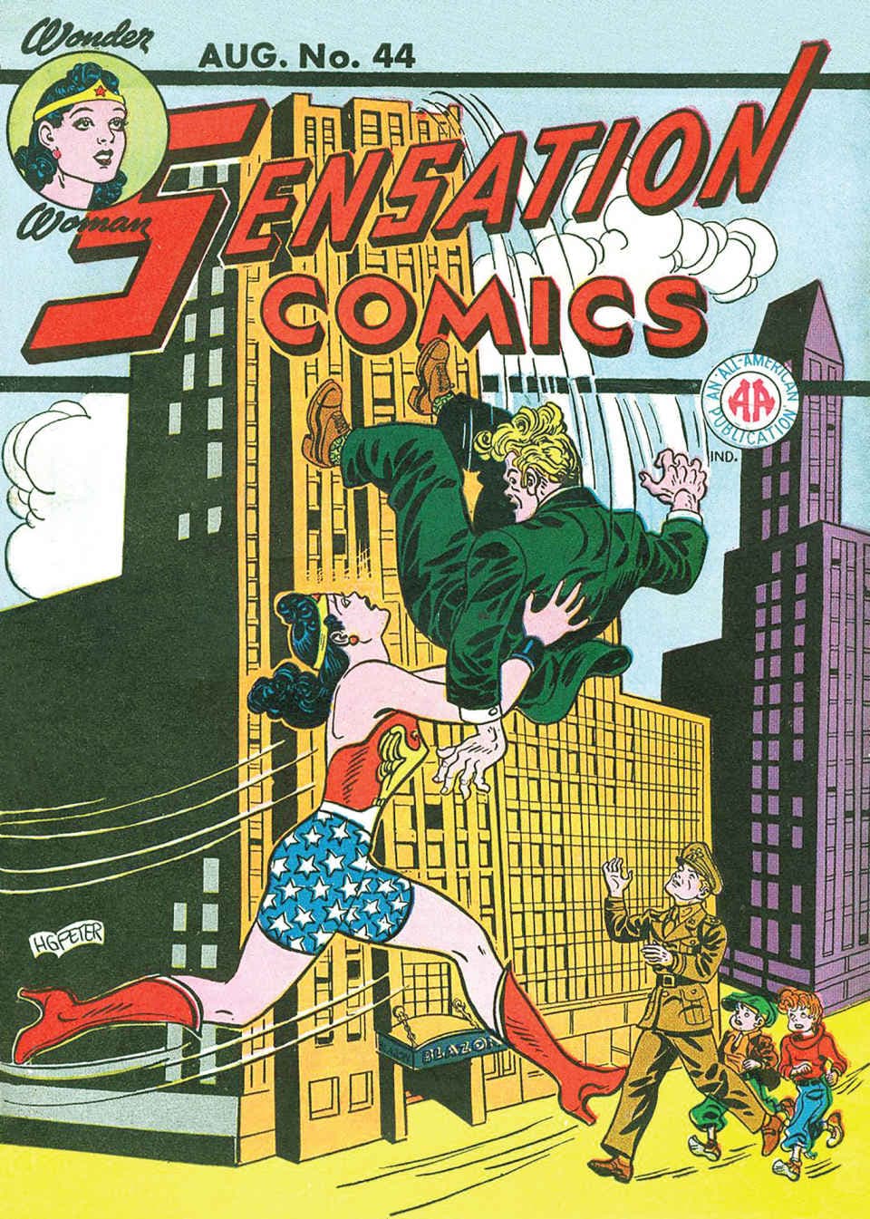 Sensation Comics #44 cover