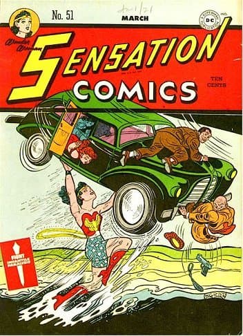 Sensation Comics #51 cover