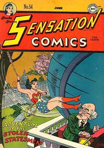 Sensation Comics #54 cover