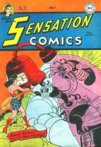 Sensation Comics #55 cover