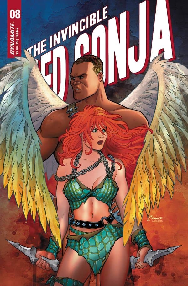 The Invincible Red Sonja #8 cover