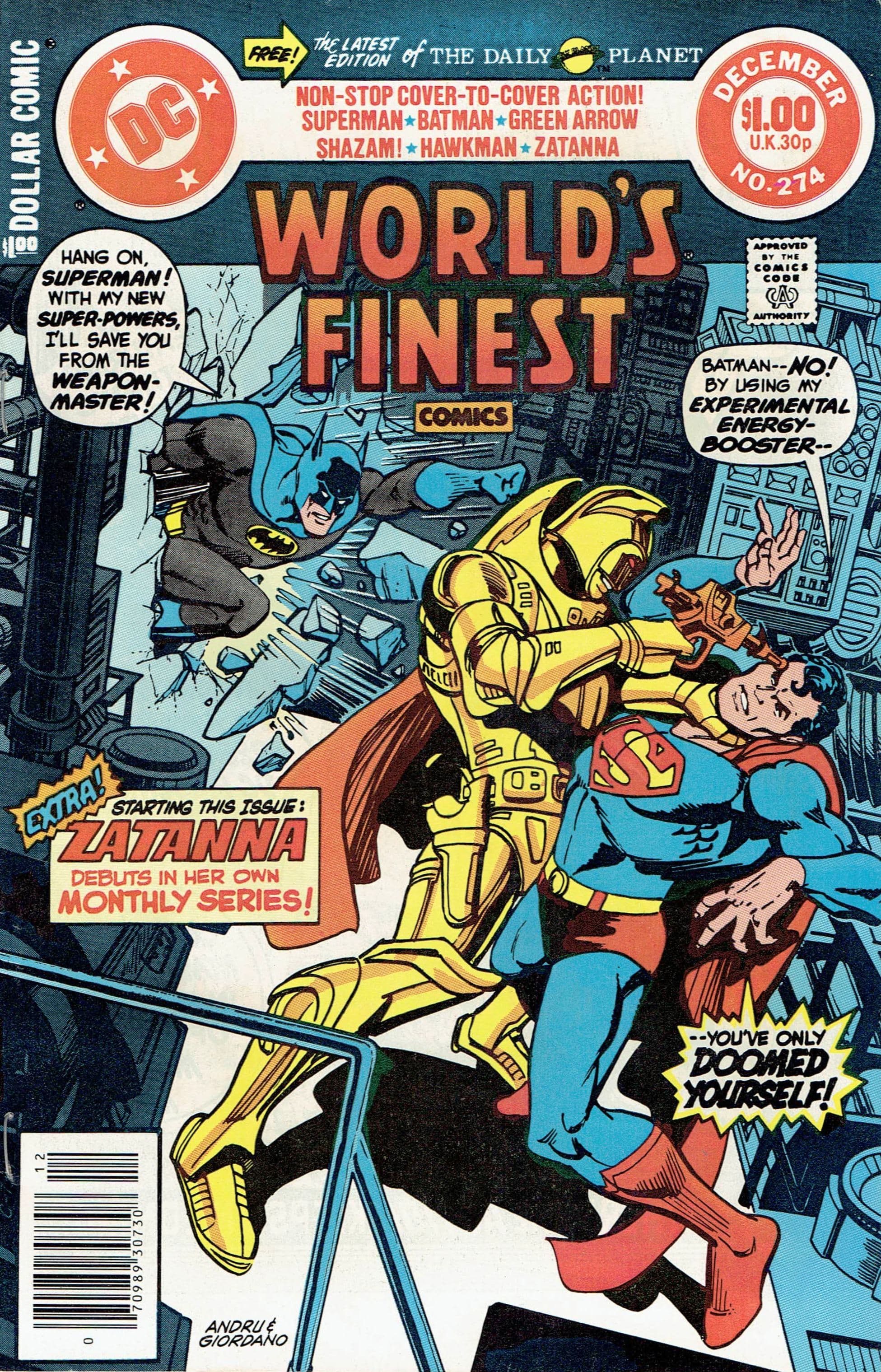 World's Finest Comics #274 cover