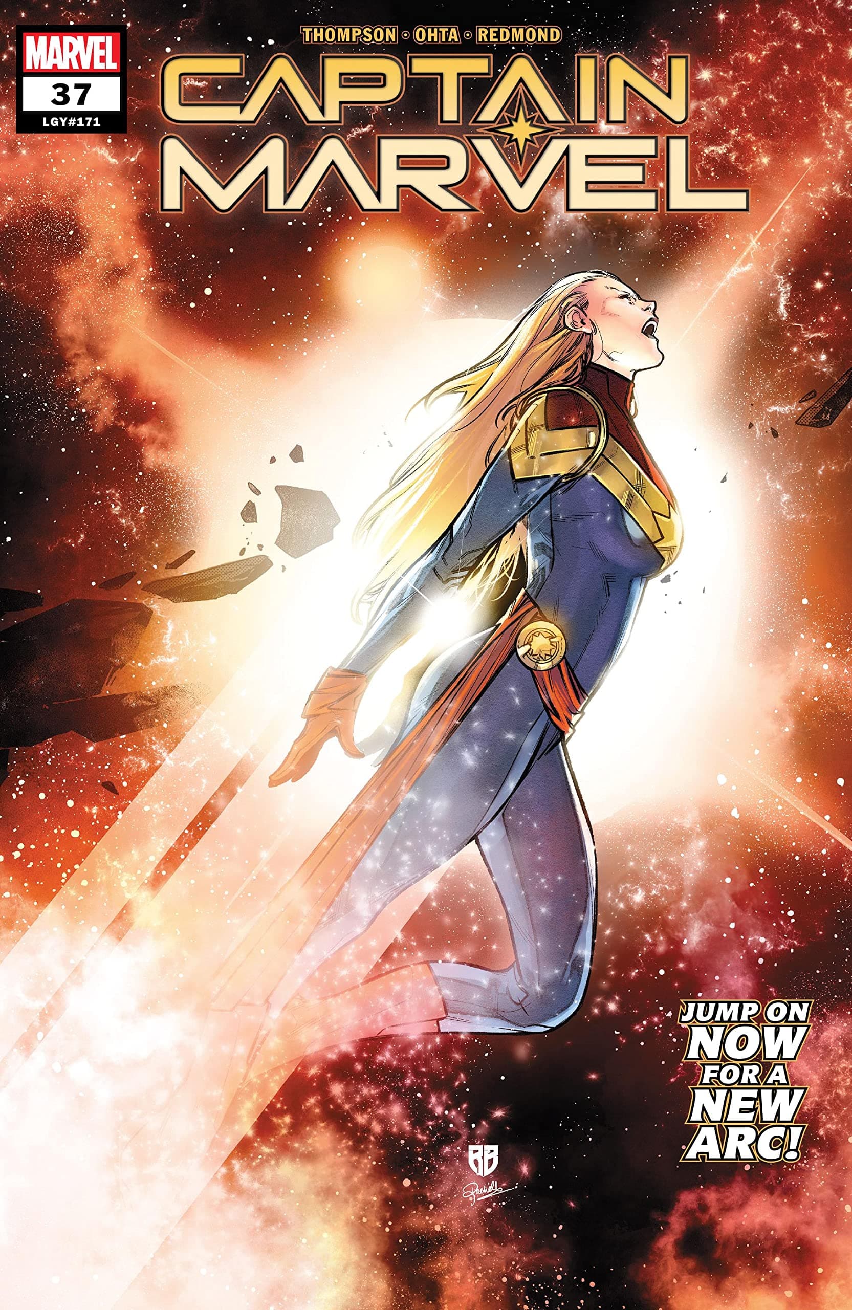 Captain Marvel #37 cover