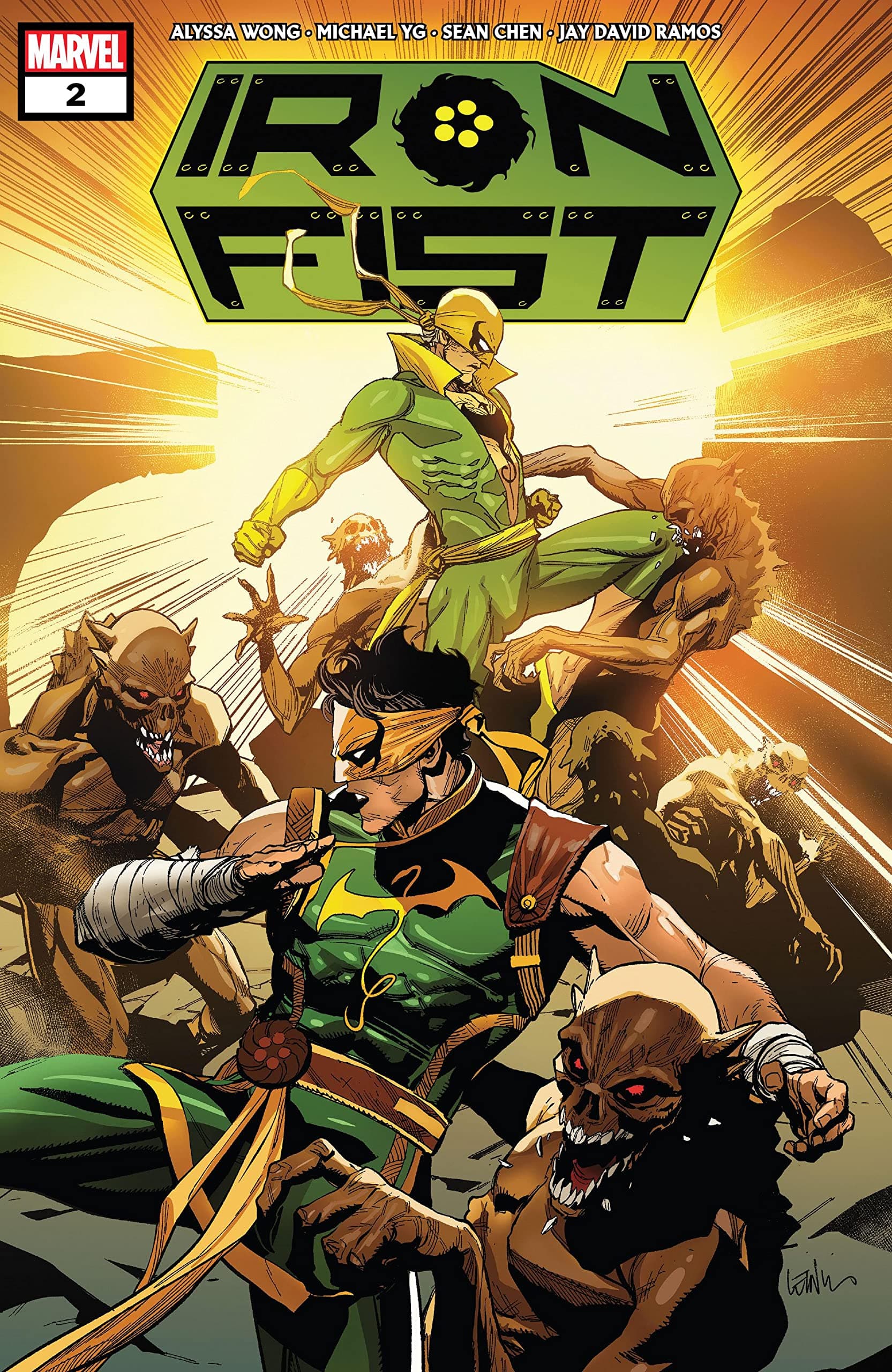 Iron Fist #2 cover
