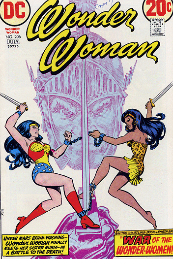 Wonder Woman #206 cover