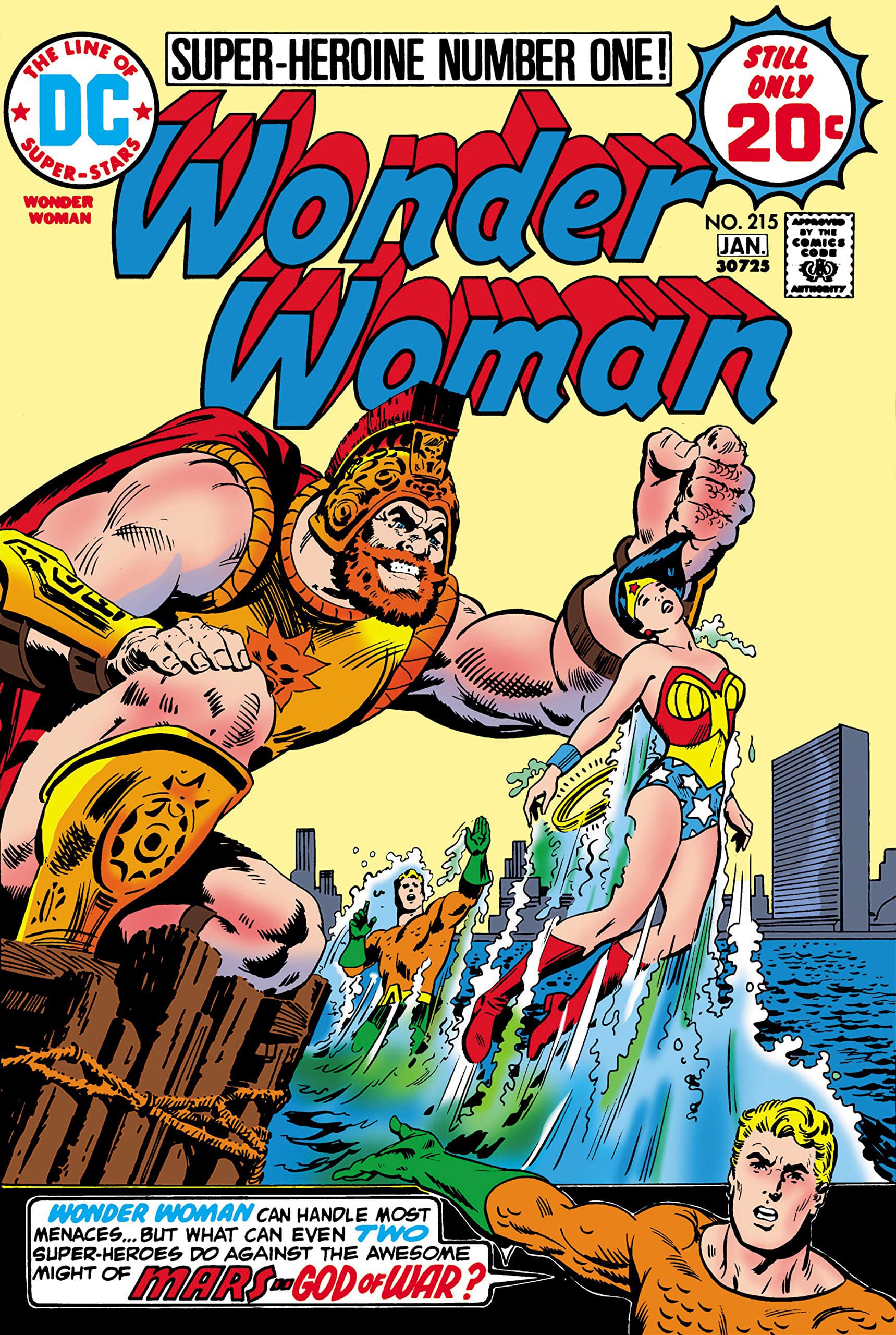 Wonder Woman #215 cover