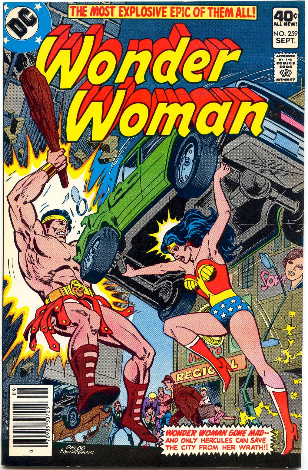 Wonder Woman #259 cover