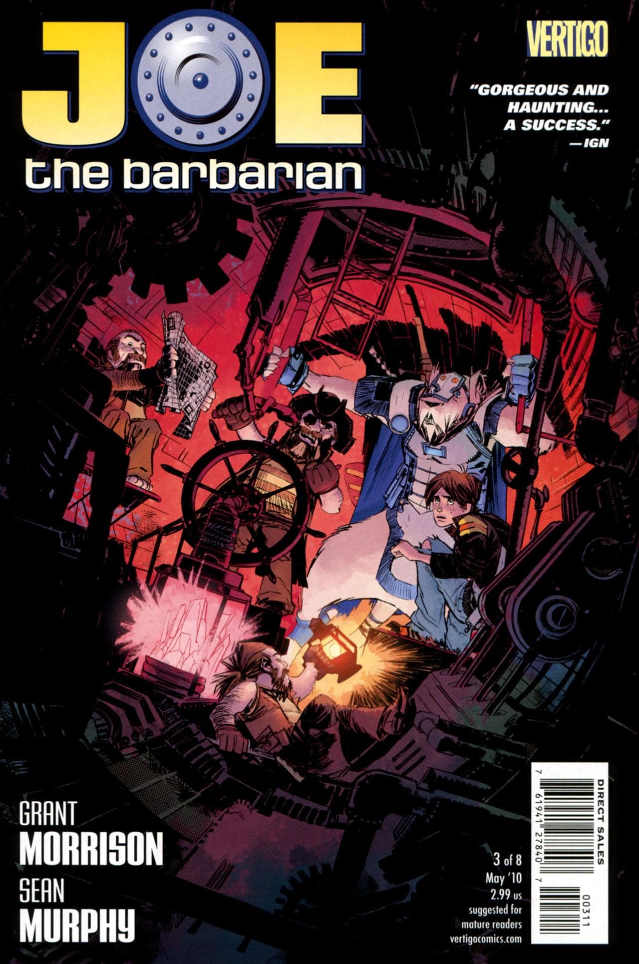 Joe the Barbarian #3 cover