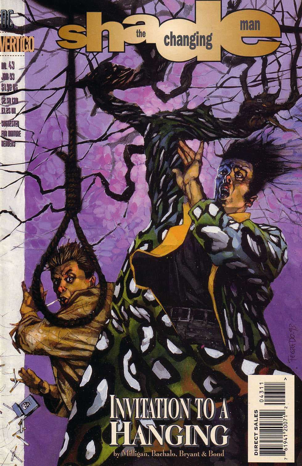 Shade, the Changing Man #43 cover