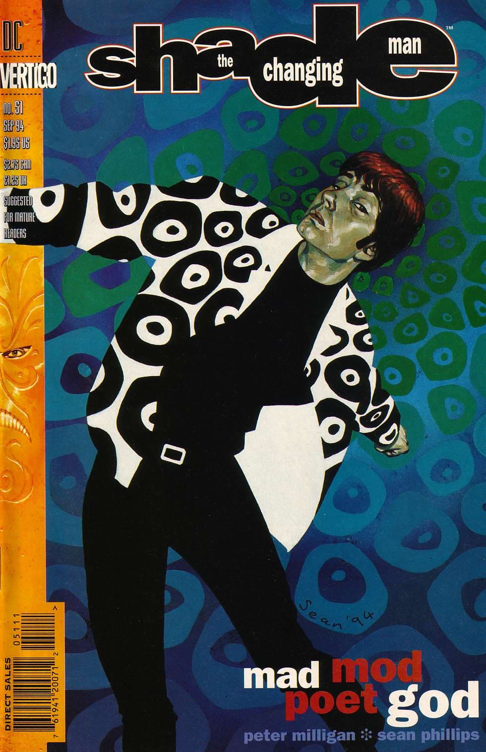 Shade, the Changing Man #51 cover