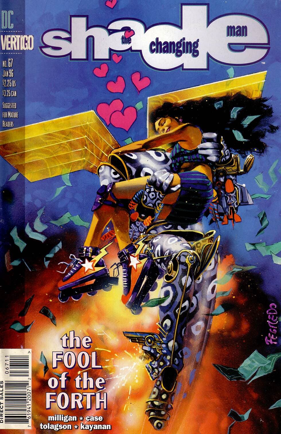 Shade, the Changing Man #67 cover