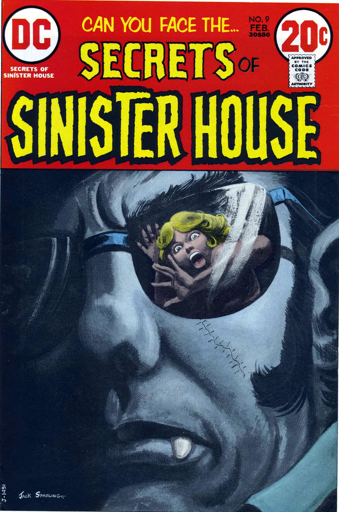 Secrets of Sinister House #9 cover