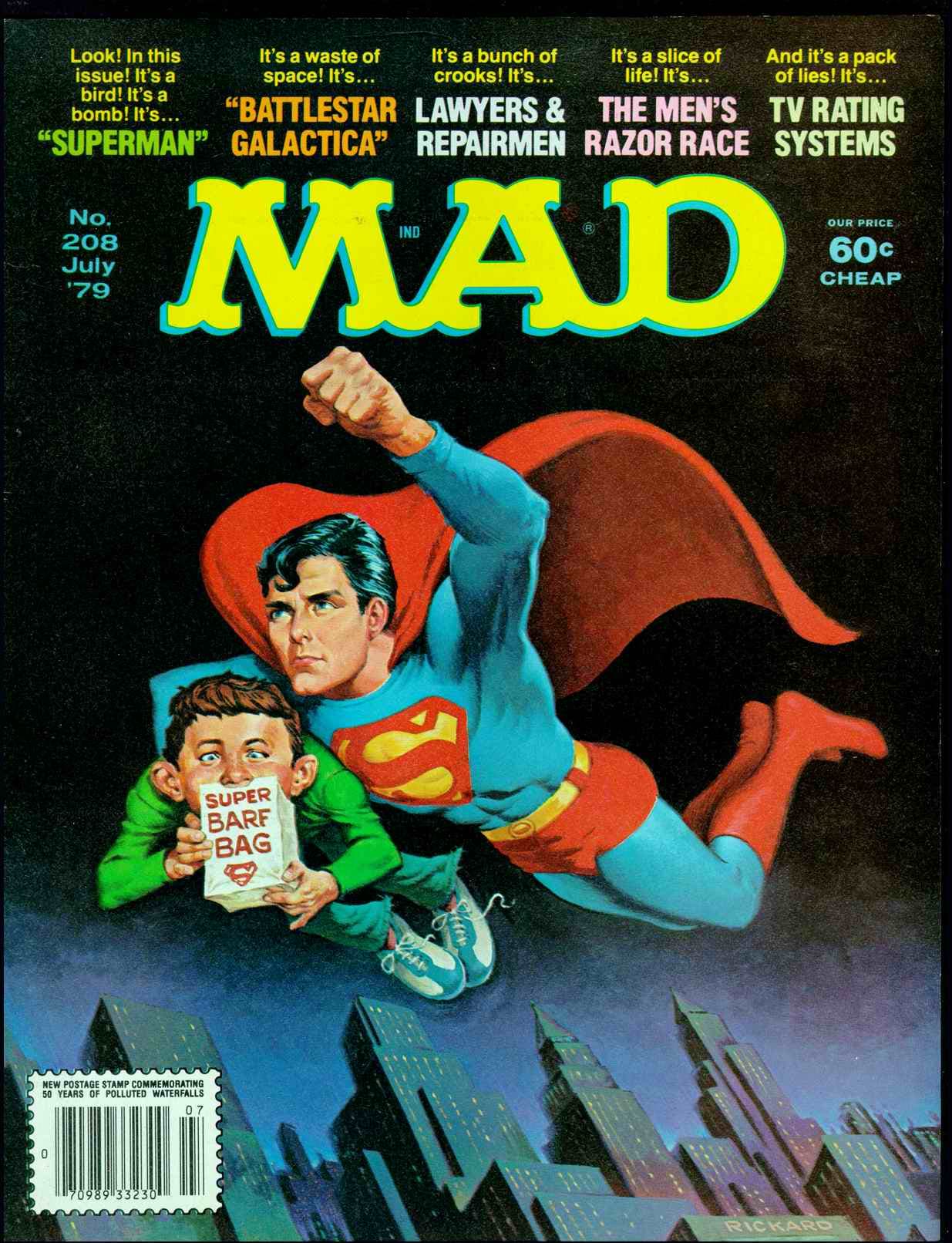 MAD #208 cover