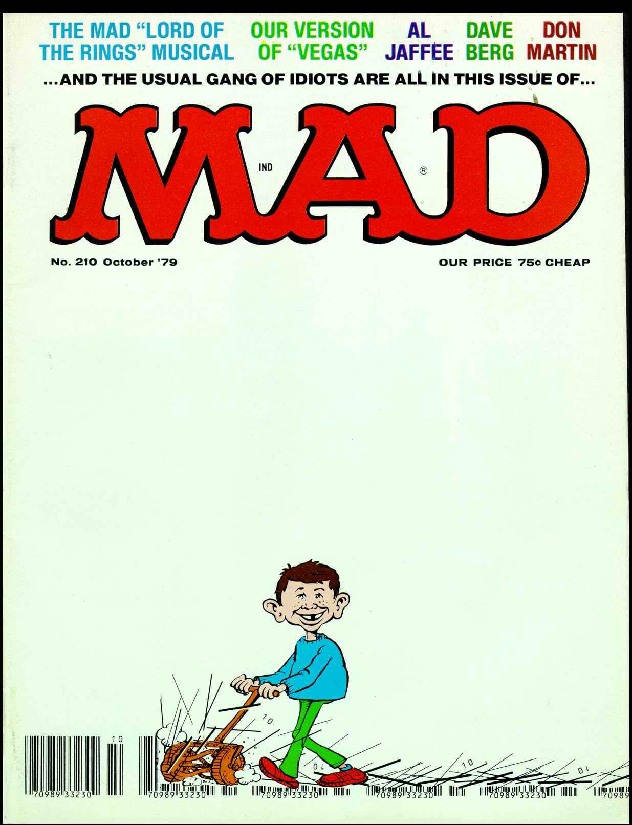 MAD #210 cover