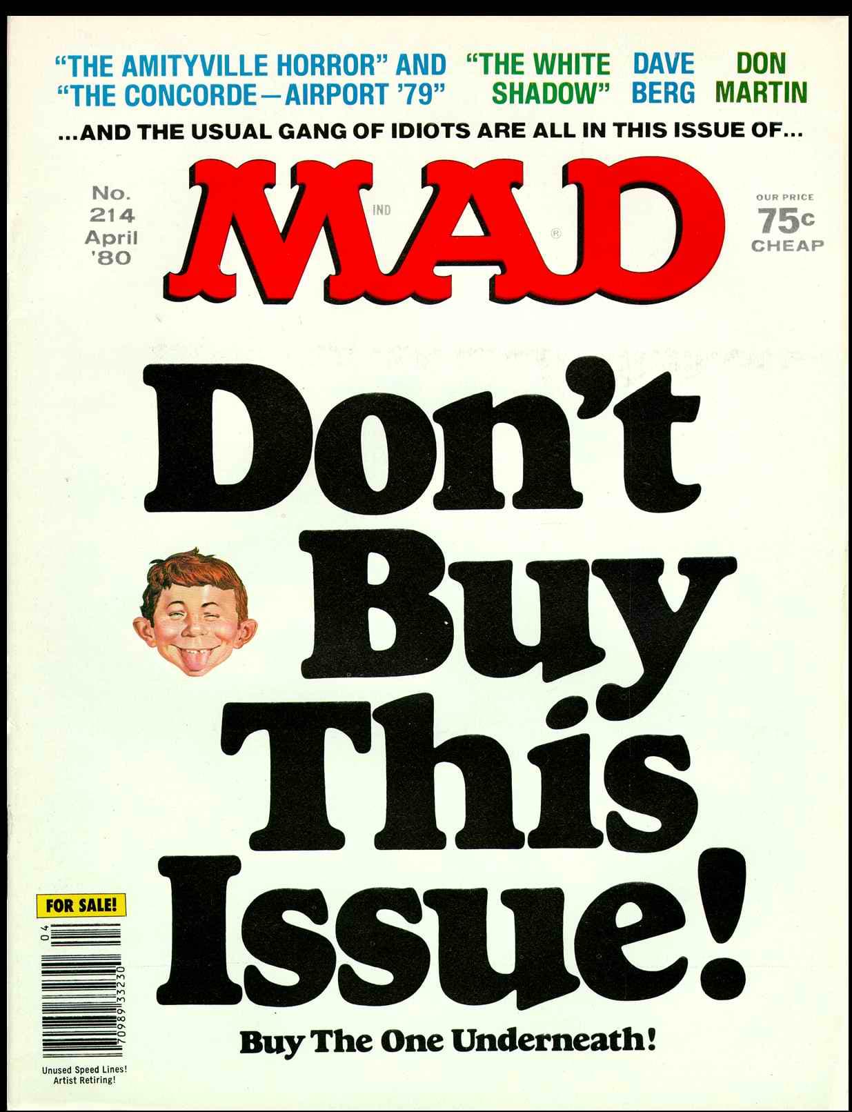 MAD #214 cover