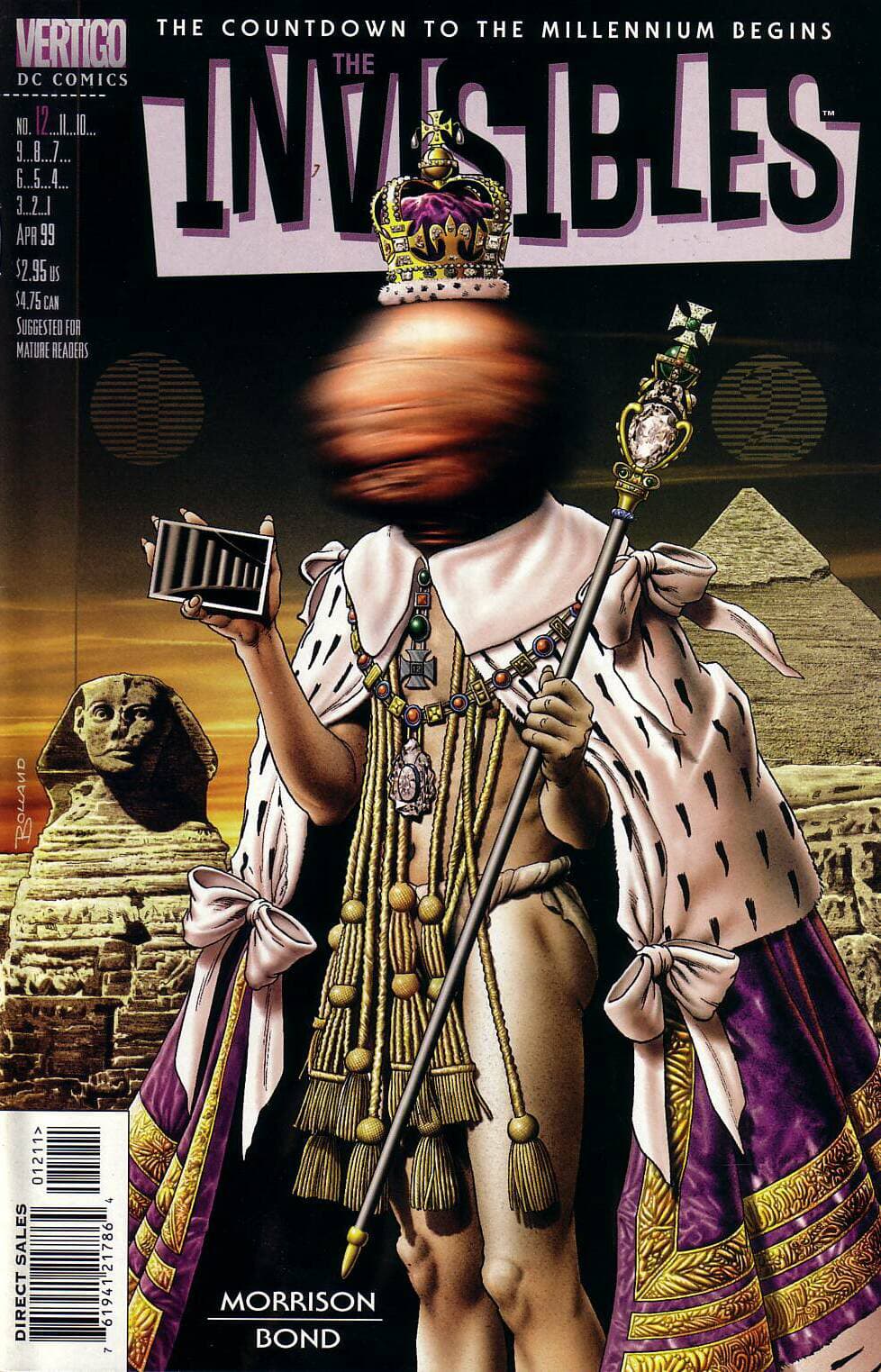 The Invisibles cover — © DC Comics