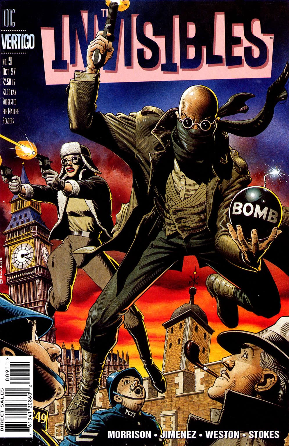 The Invisibles #9 cover