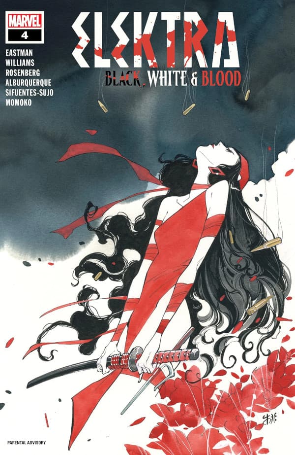 Elektra: Black, White & Blood #4 cover