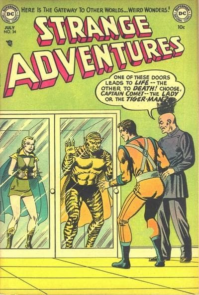 Strange Adventures #34 cover