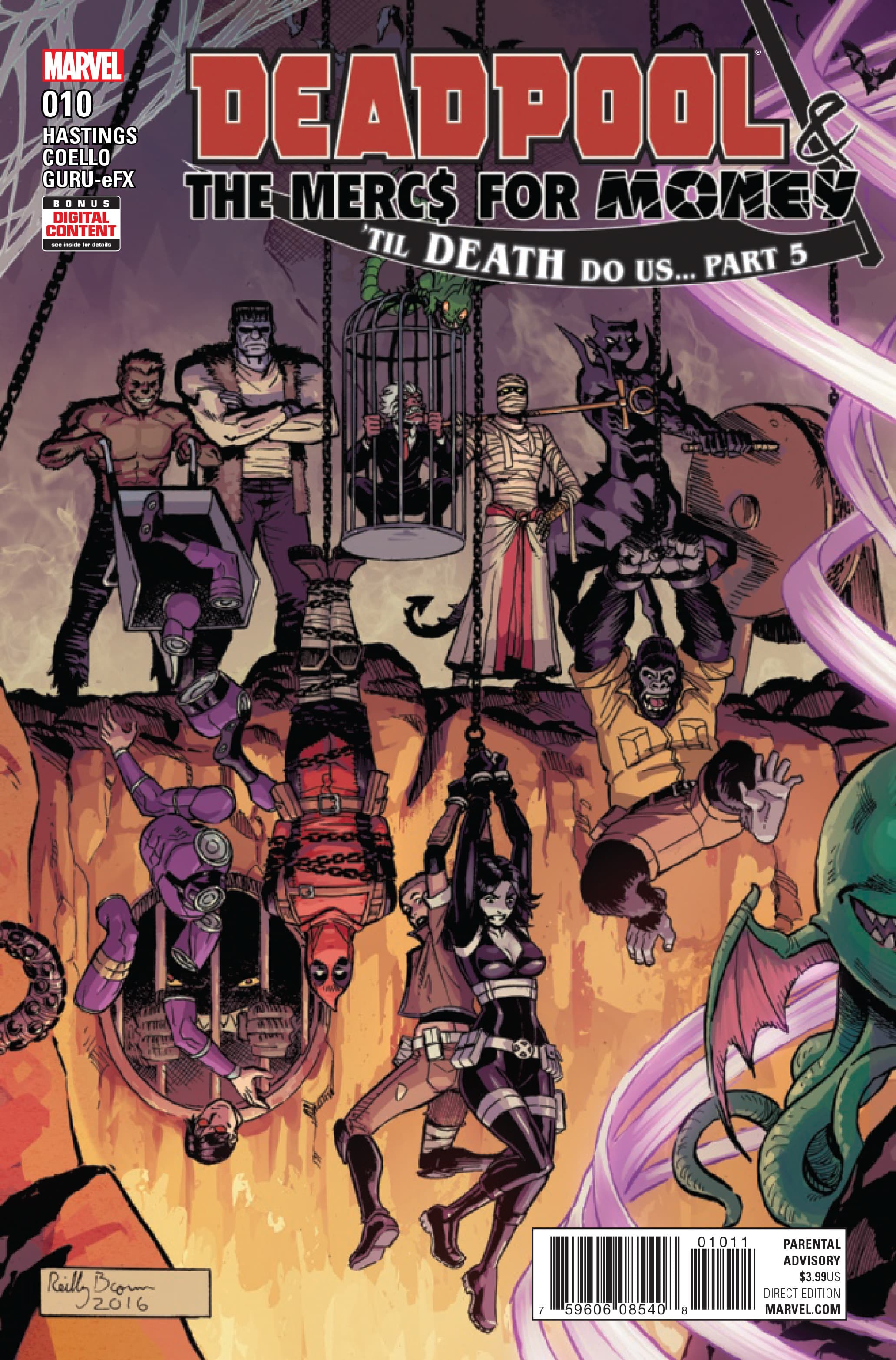 Deadpool & The Mercs For Money #10 cover