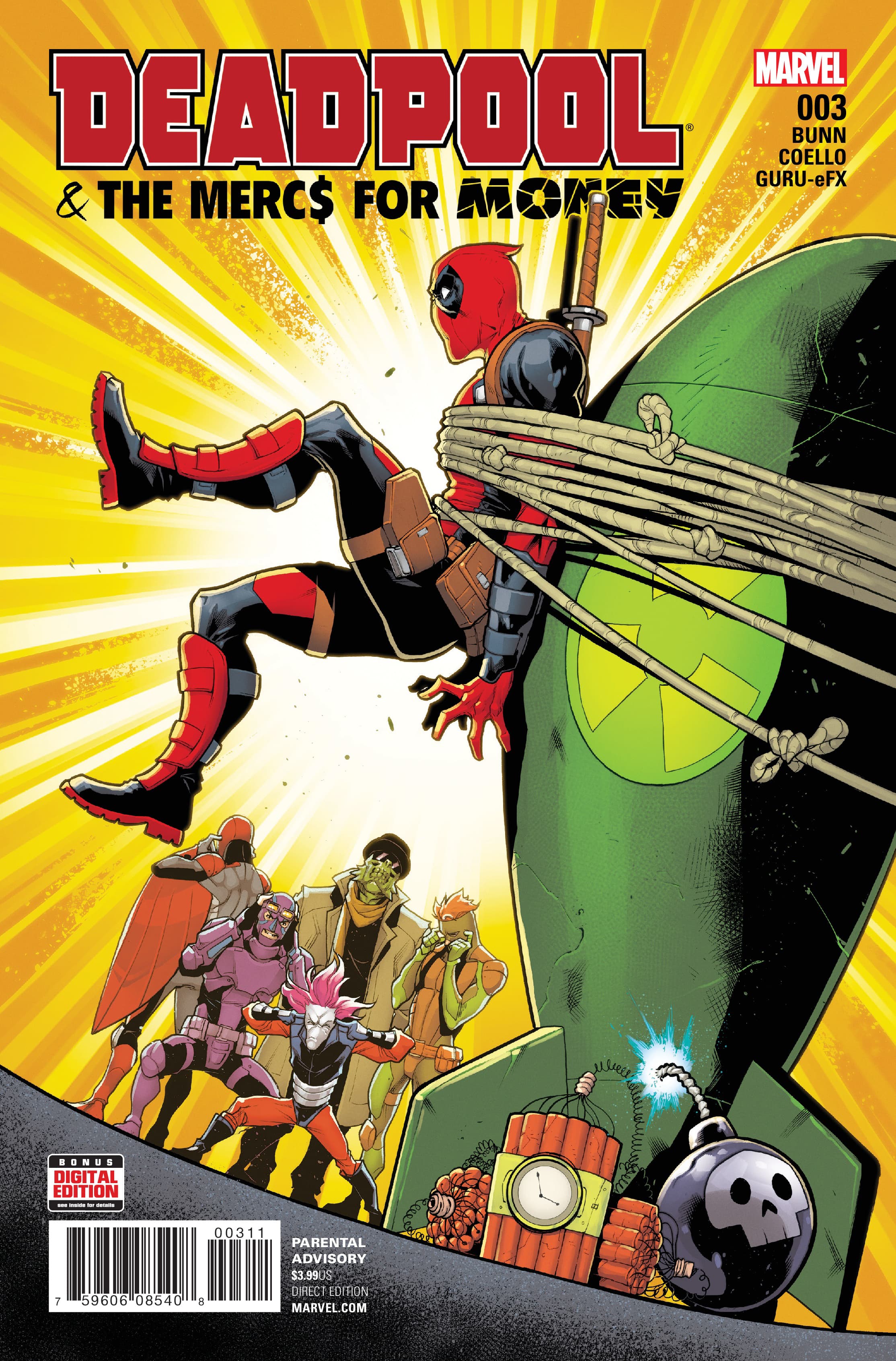 Deadpool & The Mercs For Money #3 cover