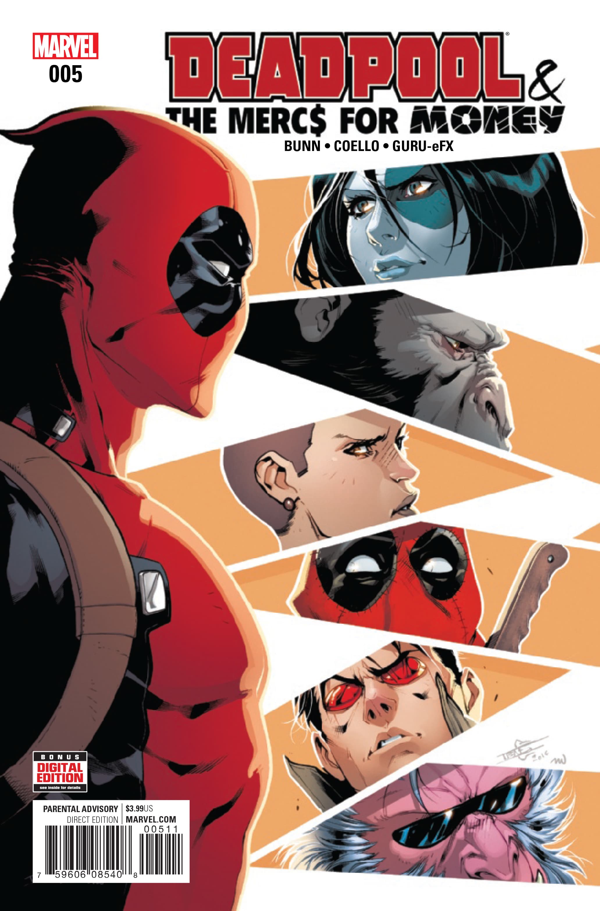 Deadpool & The Mercs For Money #5 cover