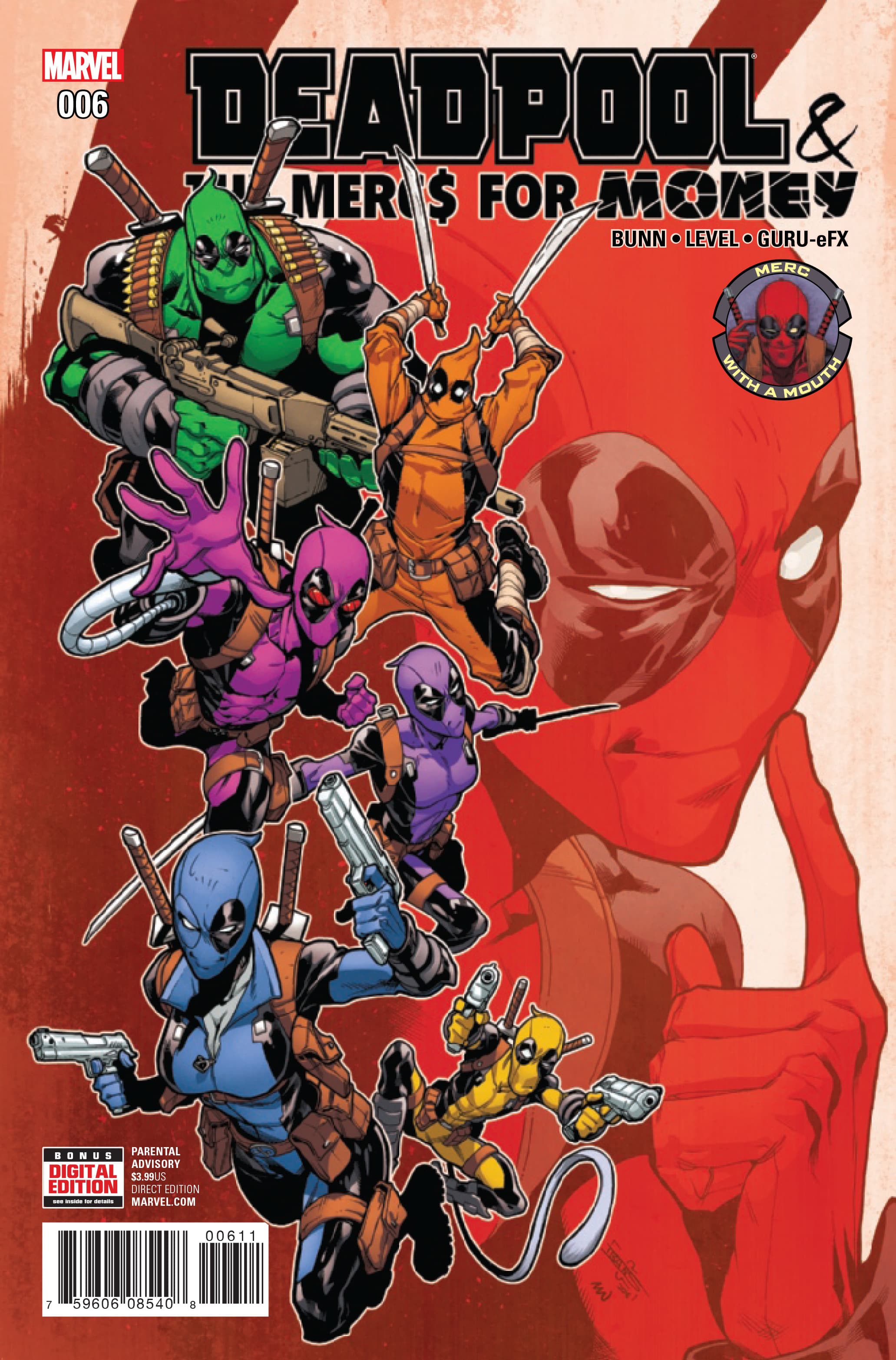 Deadpool & The Mercs For Money #6 cover