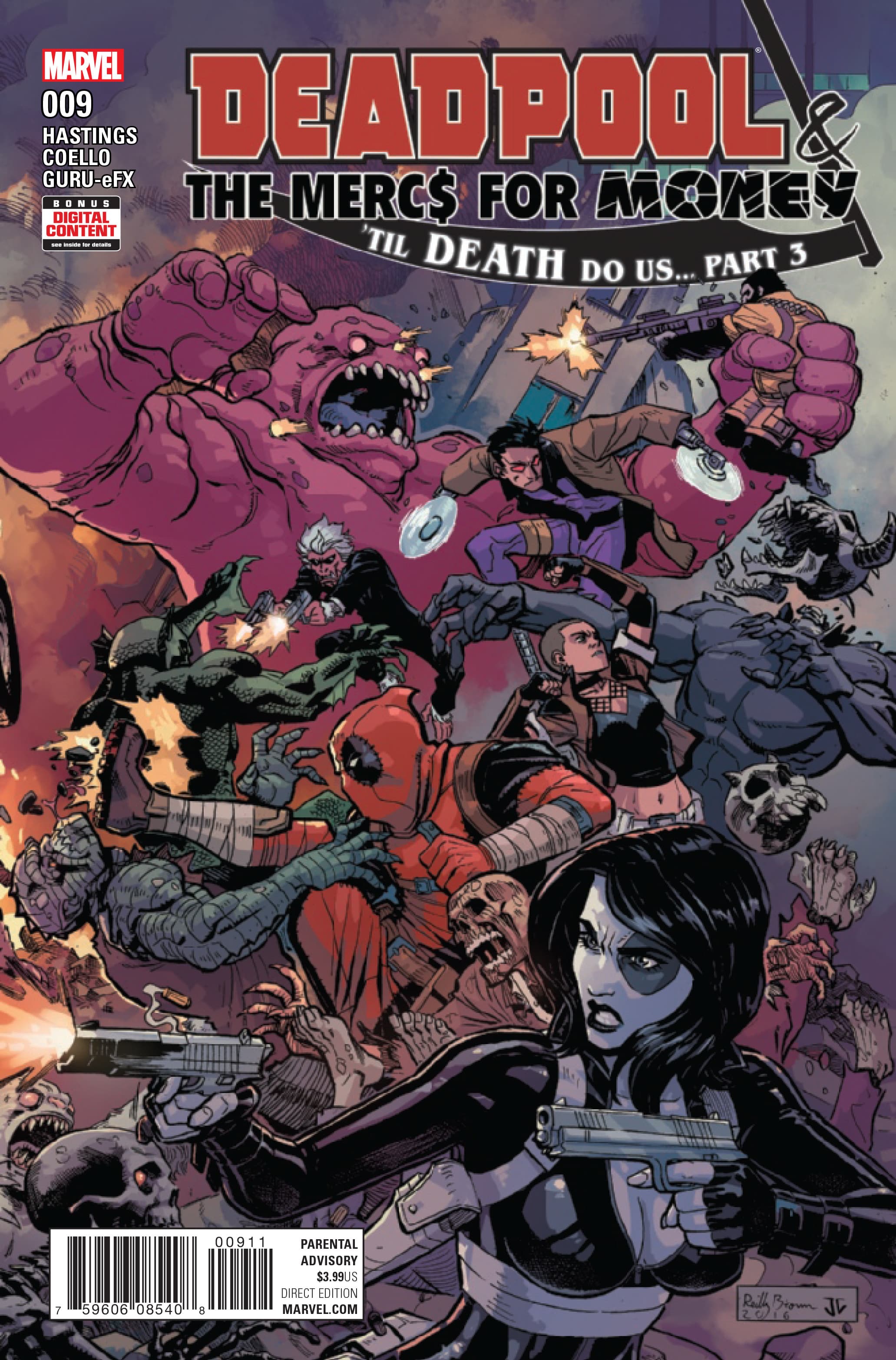 Deadpool & The Mercs For Money #9 cover
