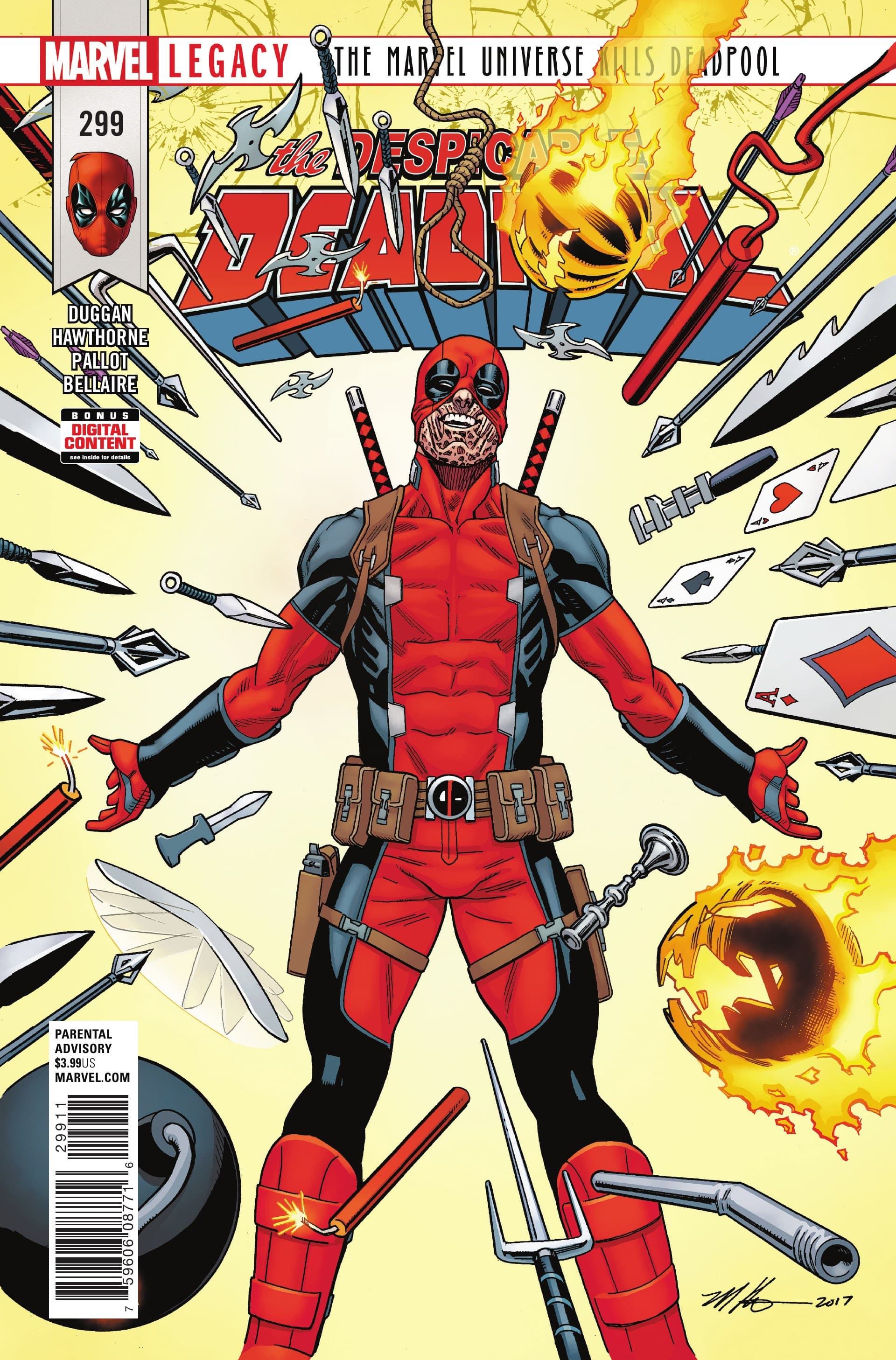 Despicable Deadpool #299 cover
