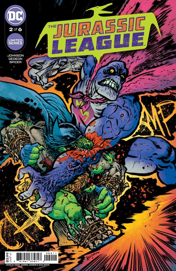The Jurassic League #2 cover