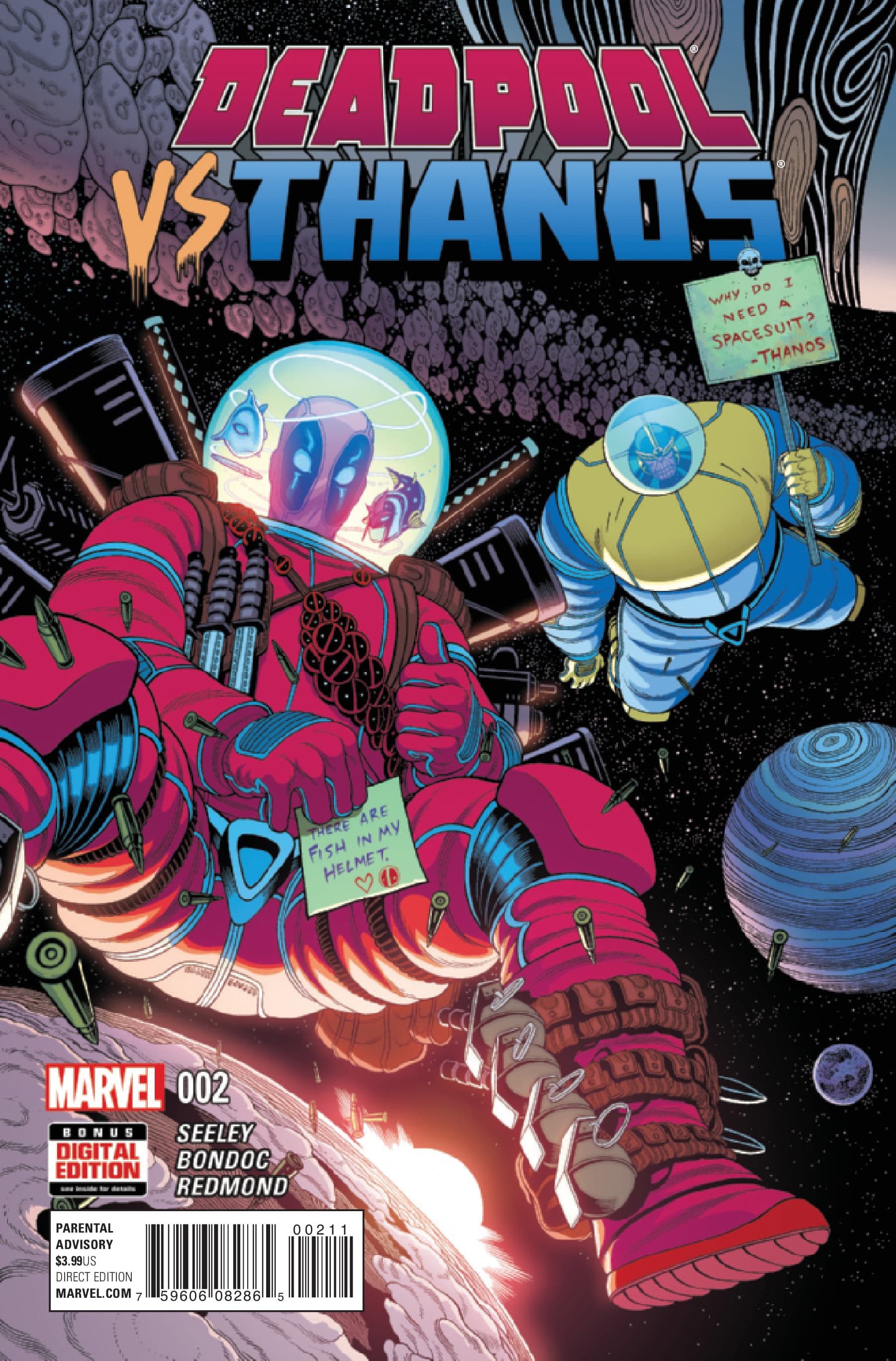 Deadpool vs. Thanos #2 cover