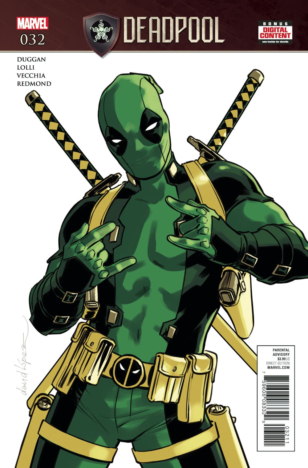 Deadpool #32 cover
