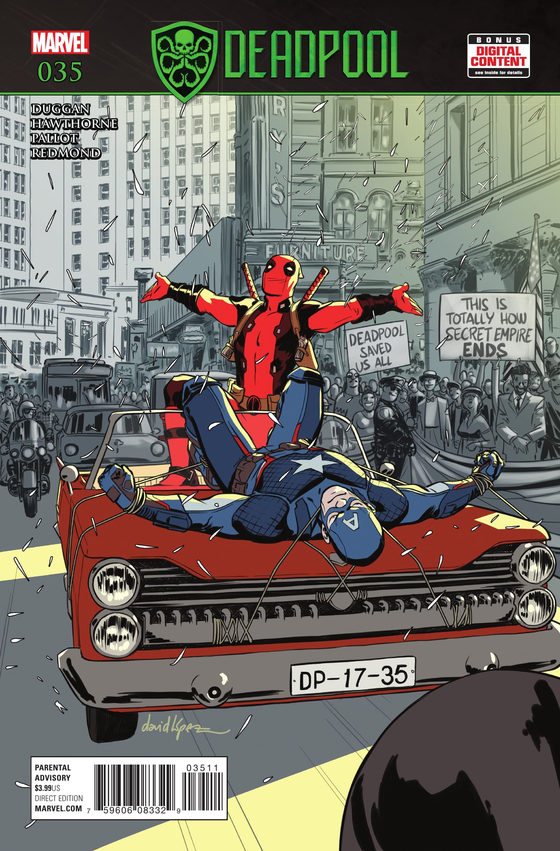 Deadpool #35 cover