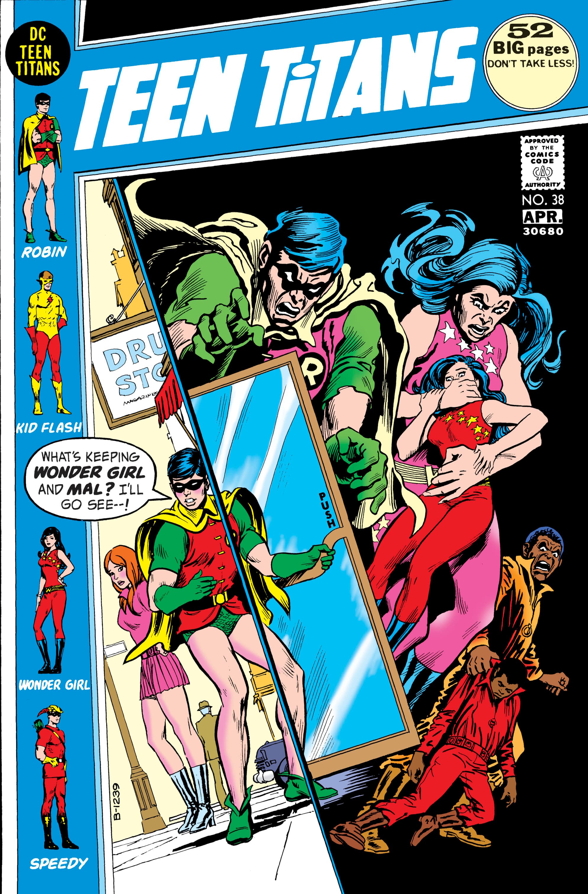 Teen Titans #38 cover