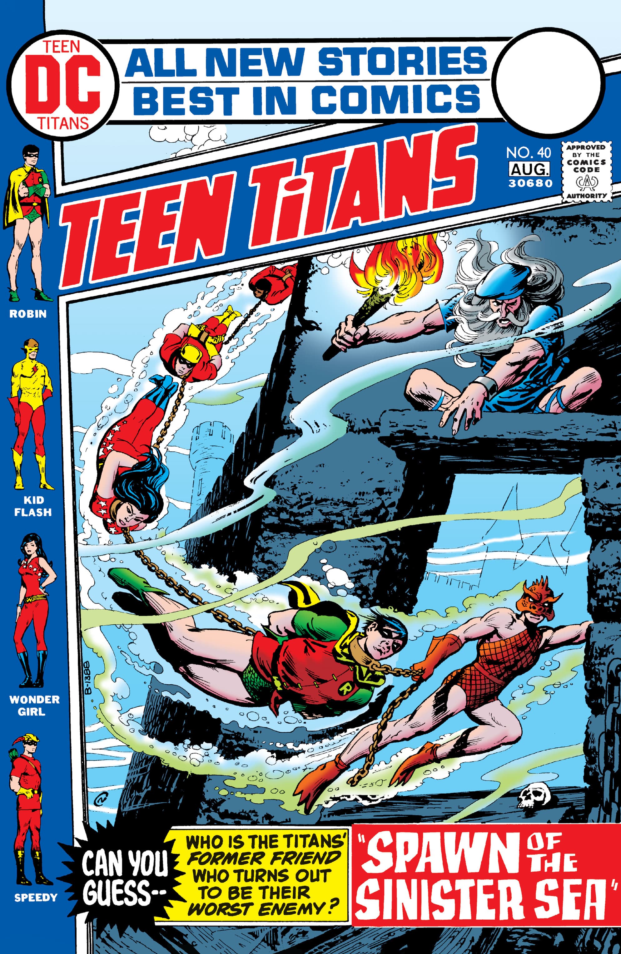 Teen Titans #40 cover
